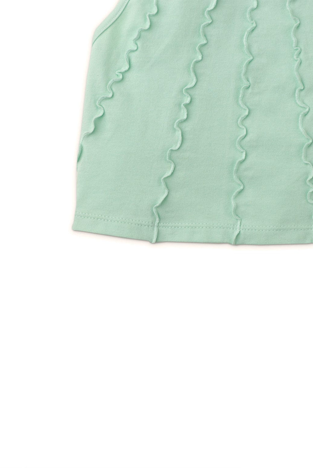 جينجرسنابس تانك توب بناتي بخطوط كرانيش أخضر