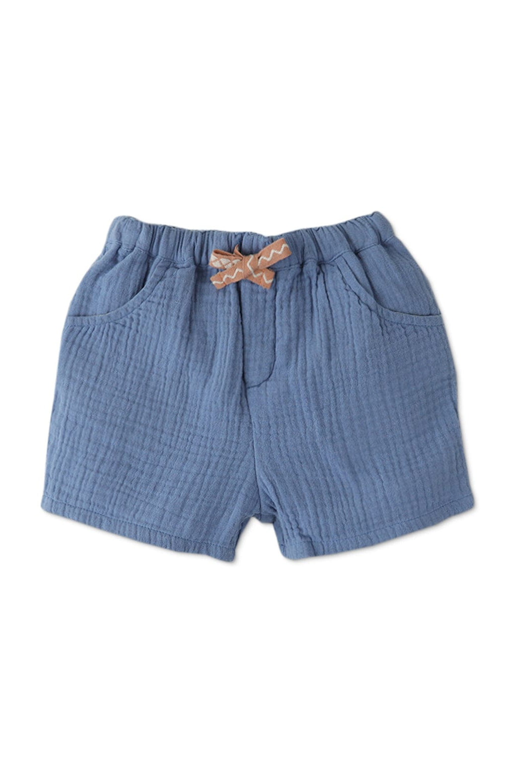 جينجرسنابس طقم بيبي أولاد صيفي شورت وقميص أزرق