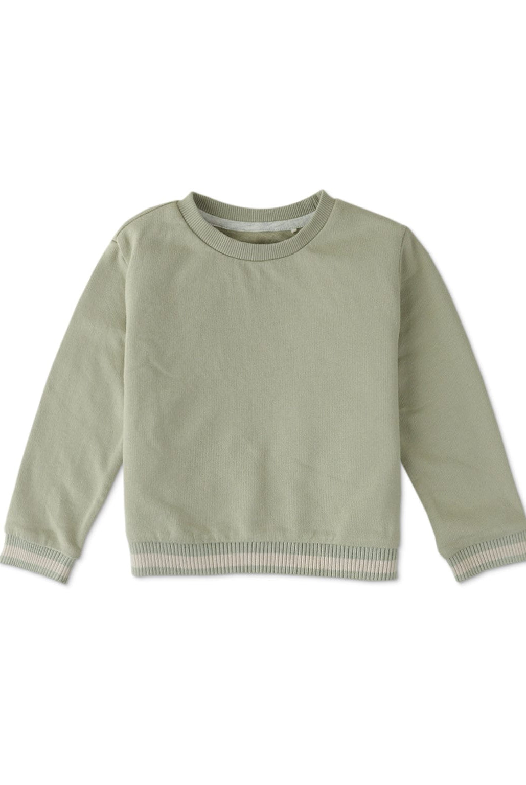 جينجرسنابس طقم بيبي أولاد سادة شورت وتي شيرت بأكمام طويلة أخضر