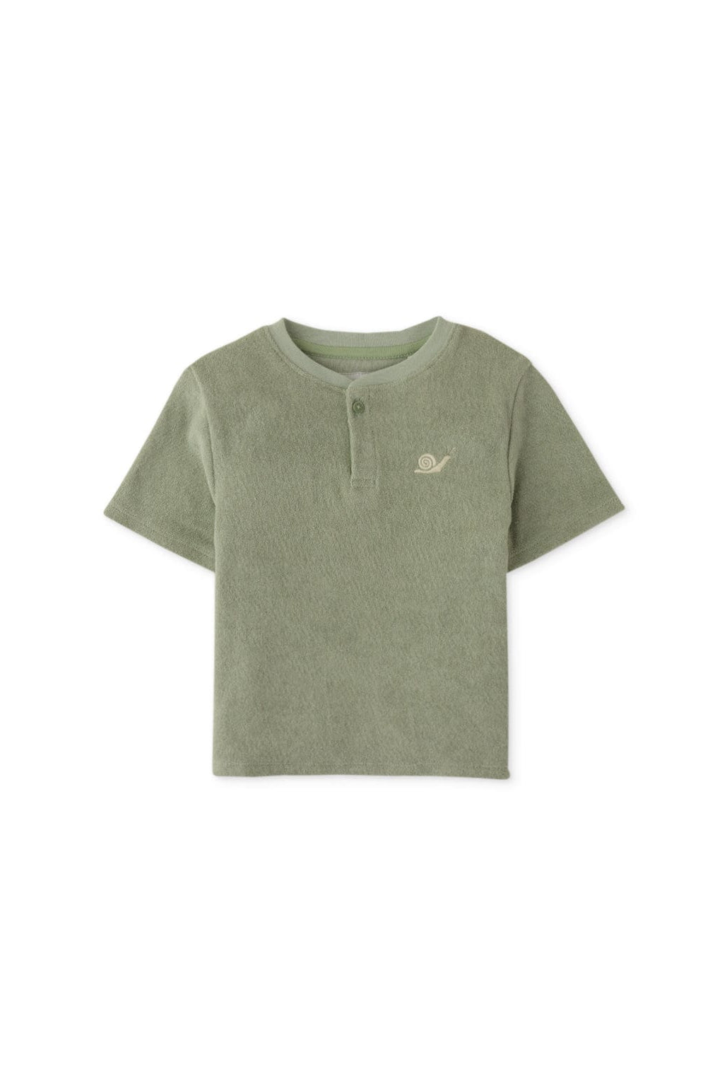 جينجرسنابس طقم شورت بيبي ولادي وتيشيرت نص كم أخضر