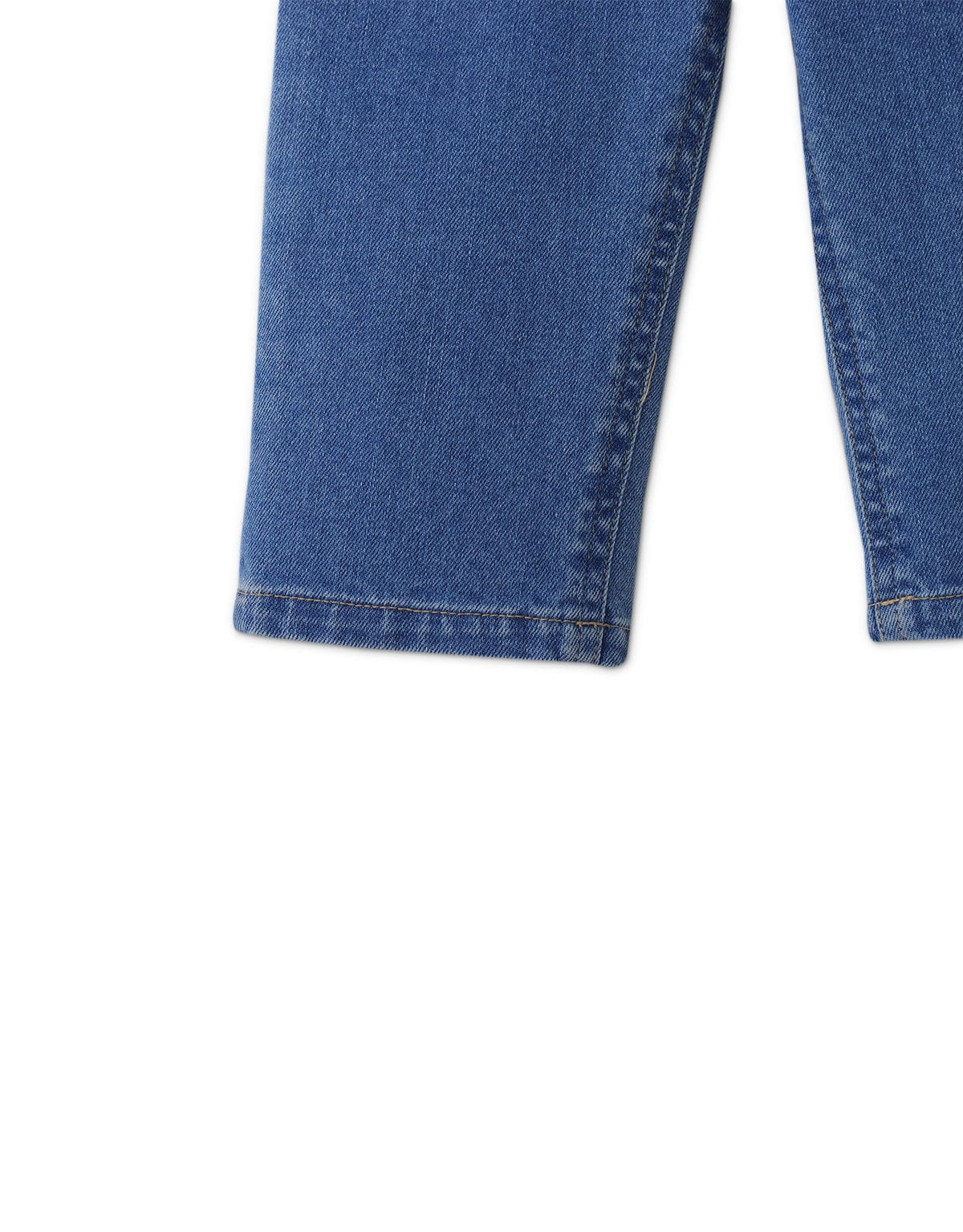 جينجرسنابس بنطلون جينز بجيوب أمامية مع زرار أمامي ولادي رضع أزرق