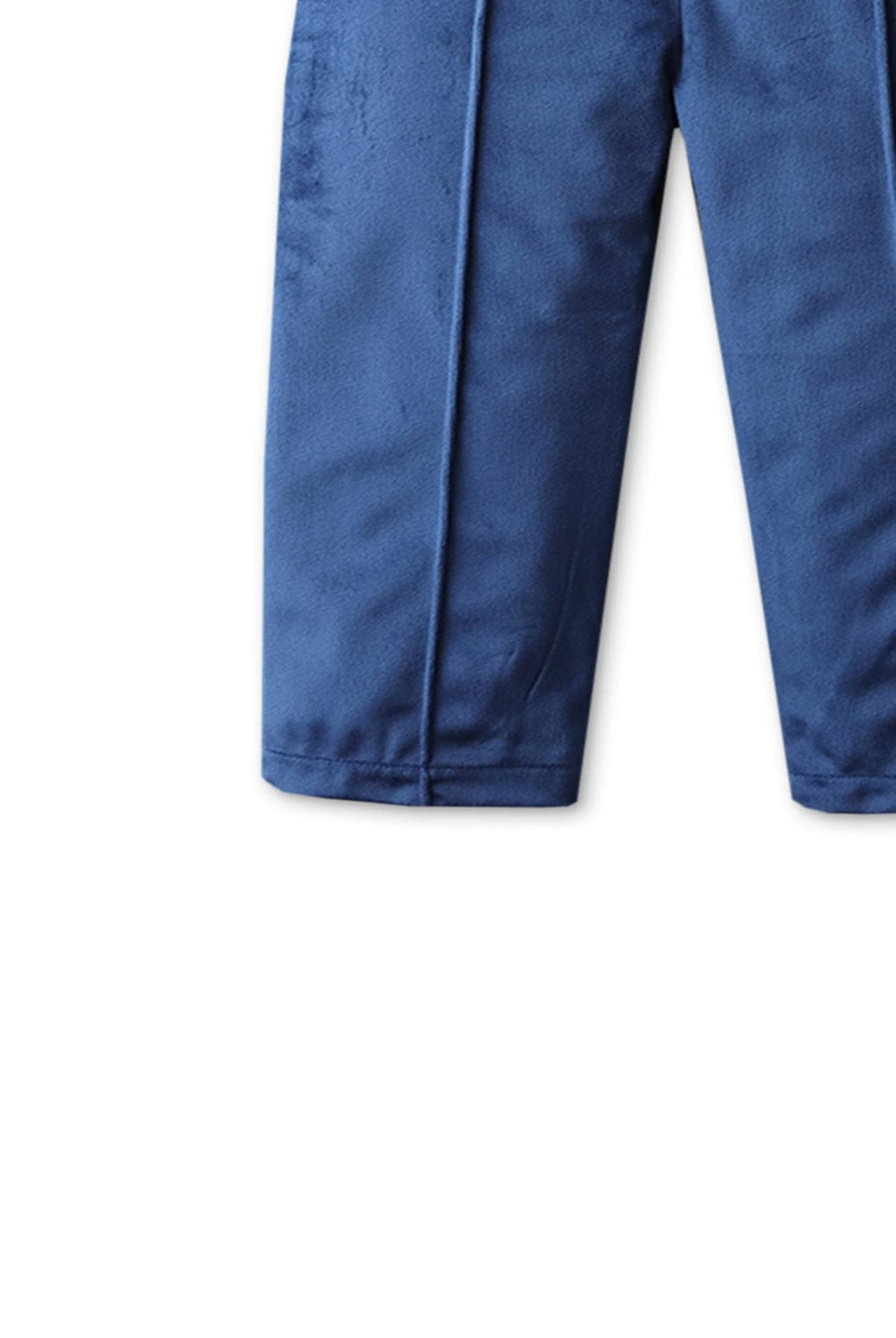 جينجرسنابس بنطلون أطفالي سادة بخين بارزين من الامام أزرق