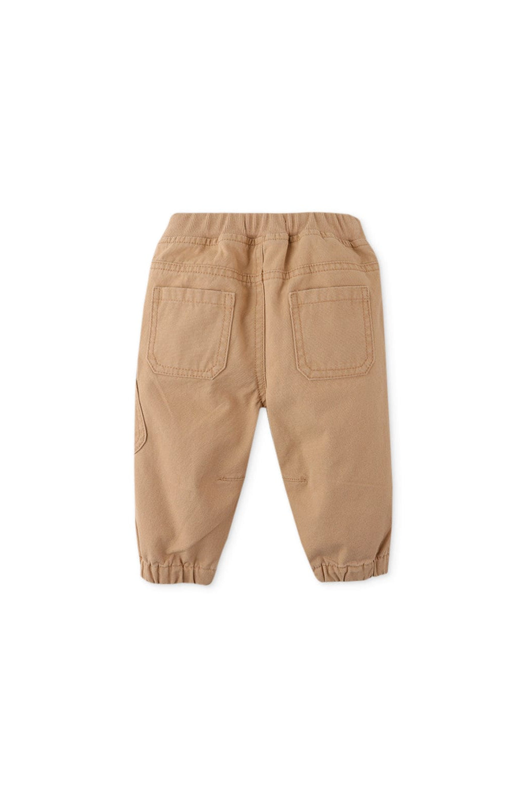 جينجرسنابس بنطلون واسع جيب جانبي برباط بيبي ولادي بني