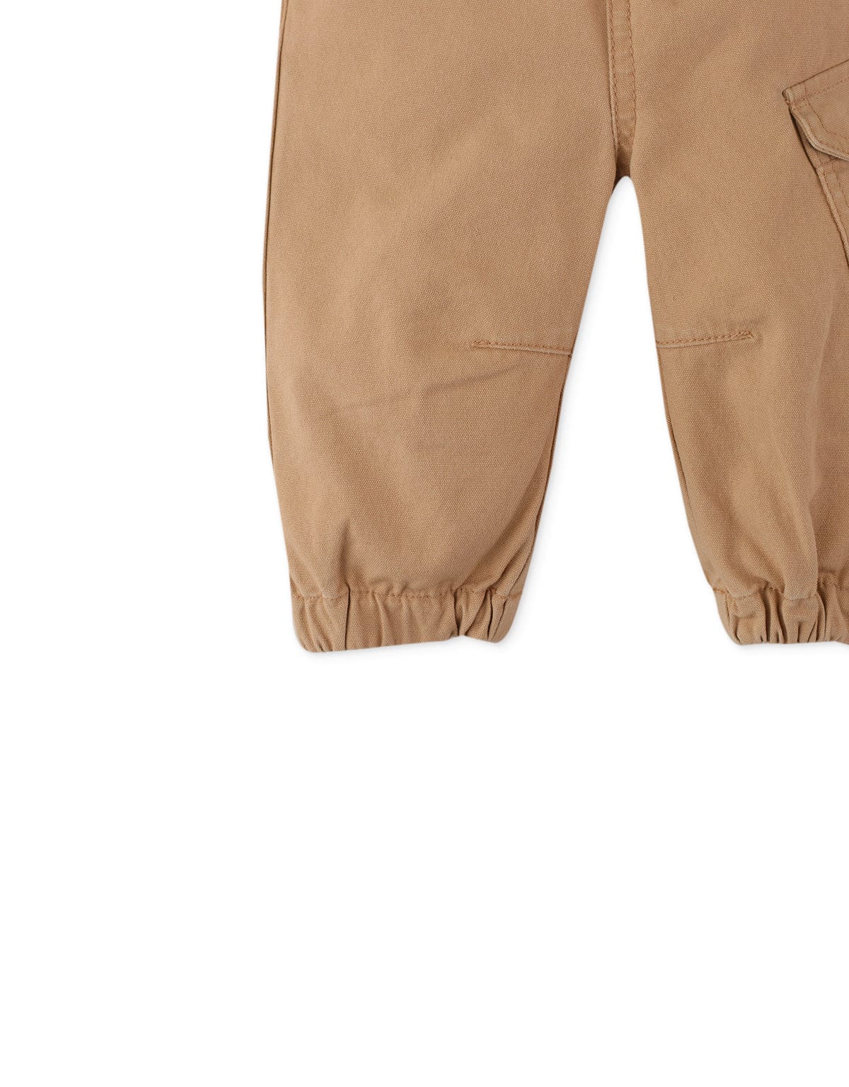 جينجرسنابس بنطلون واسع جيب جانبي برباط بيبي ولادي بني