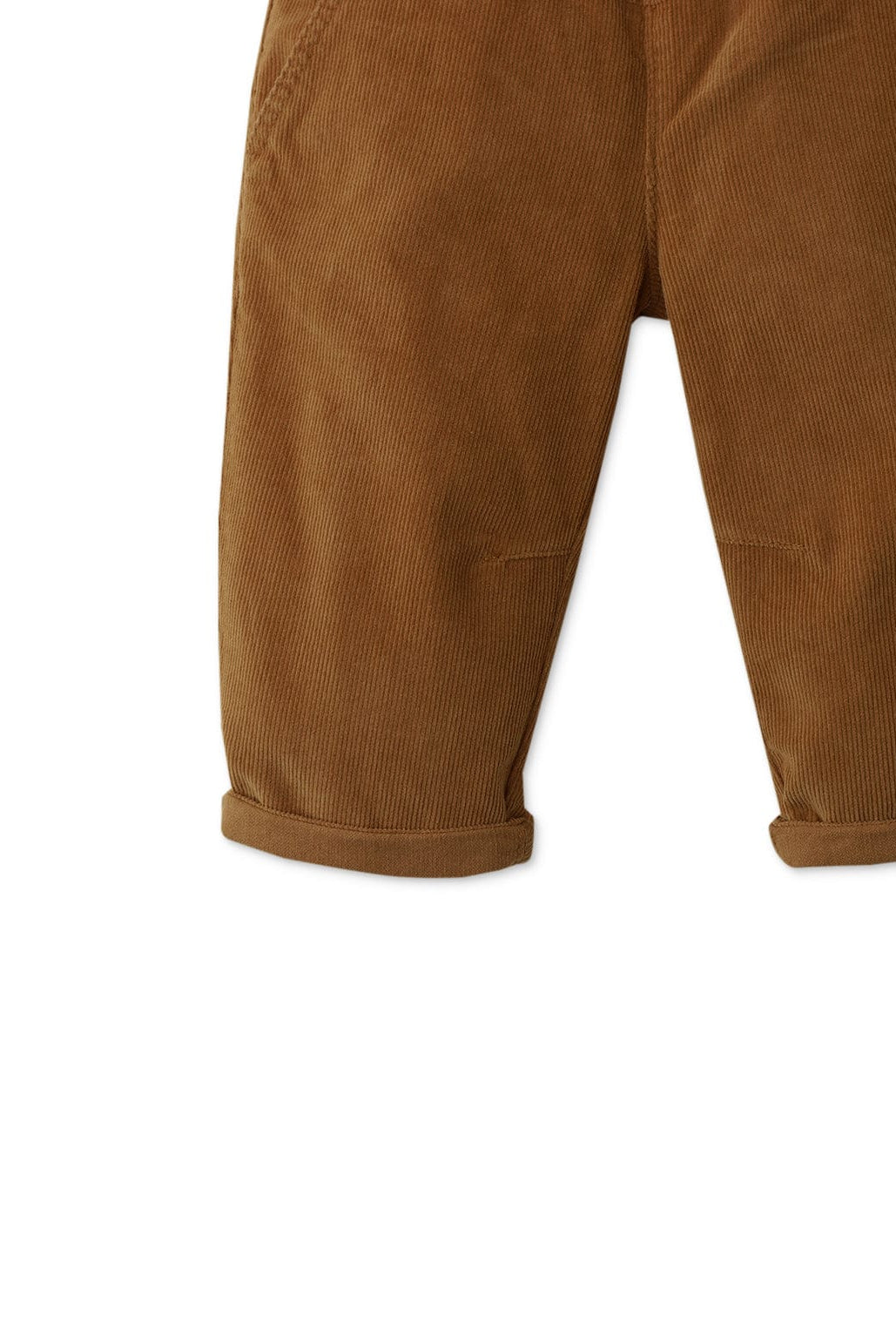 جينجرسنابس بنطلون بيبي أولاد سادة مضلع برباط - بني