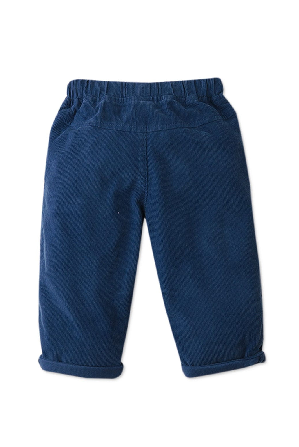 جينجرسنابس بنطلون بيبي أولاد سادة مضلع برباط - أزرق