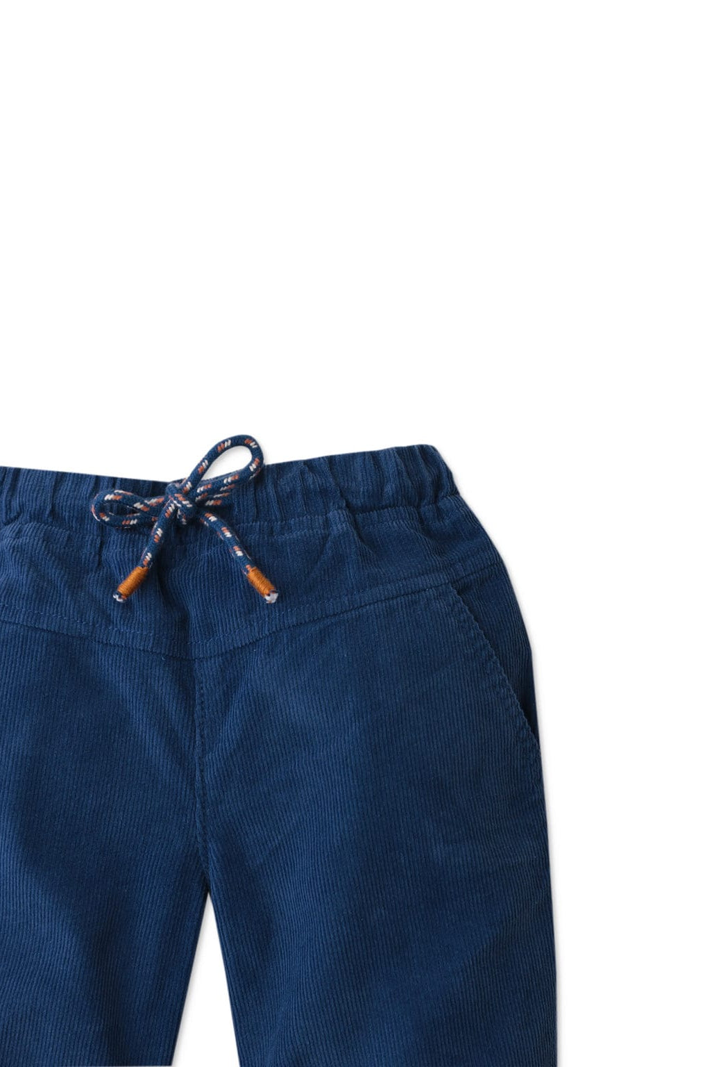 جينجرسنابس بنطلون بيبي أولاد سادة مضلع برباط - أزرق