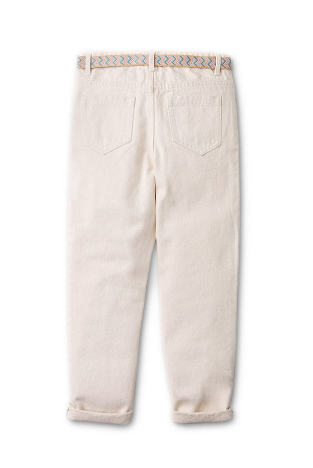 جينجرسنابس بنطلون ولادي سادة بزرار أمامي بيج