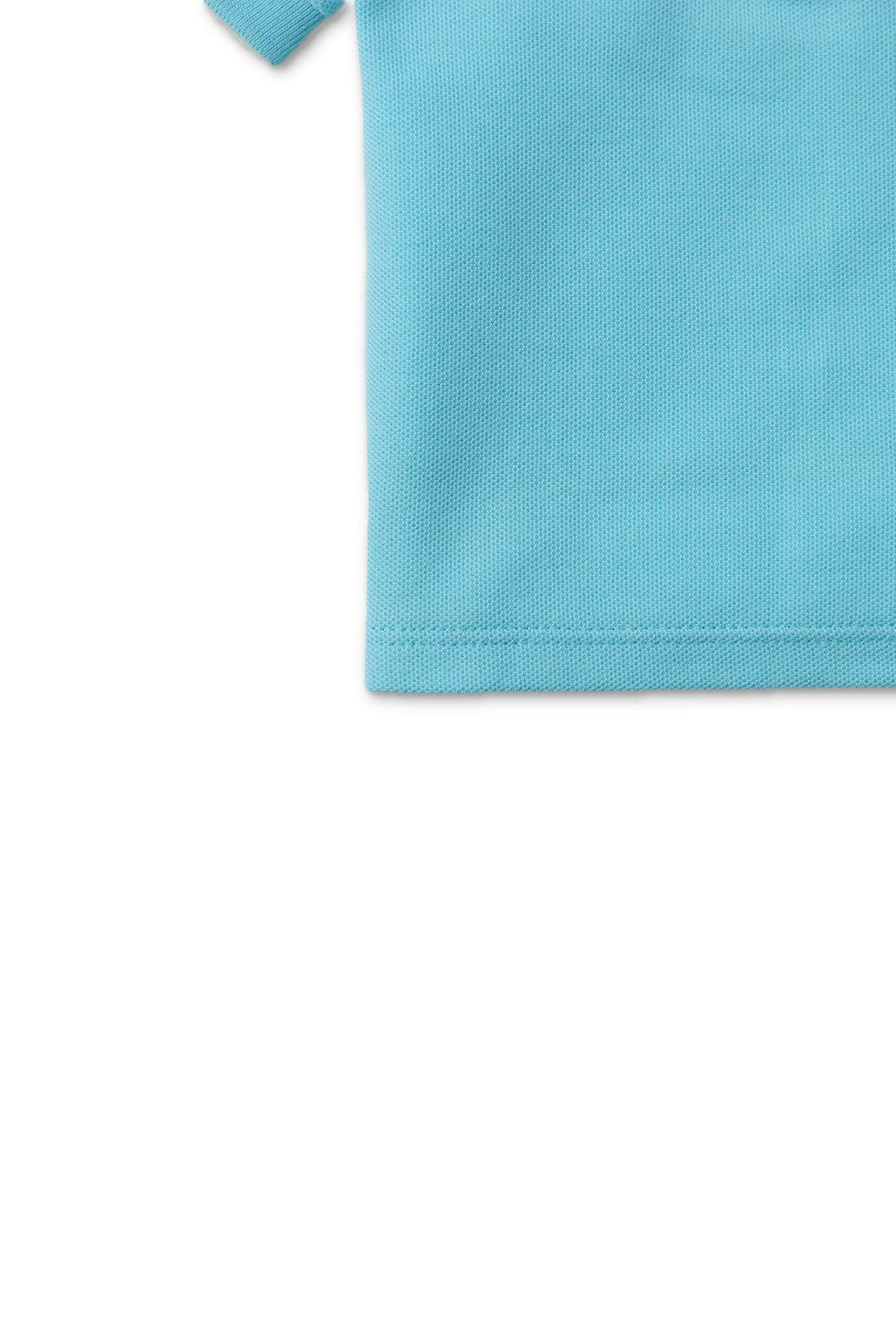 جينجرسنابس تيشيرت ولادي رضع تركواز ازرق بولو نص كم سادة أزرق فيروزي