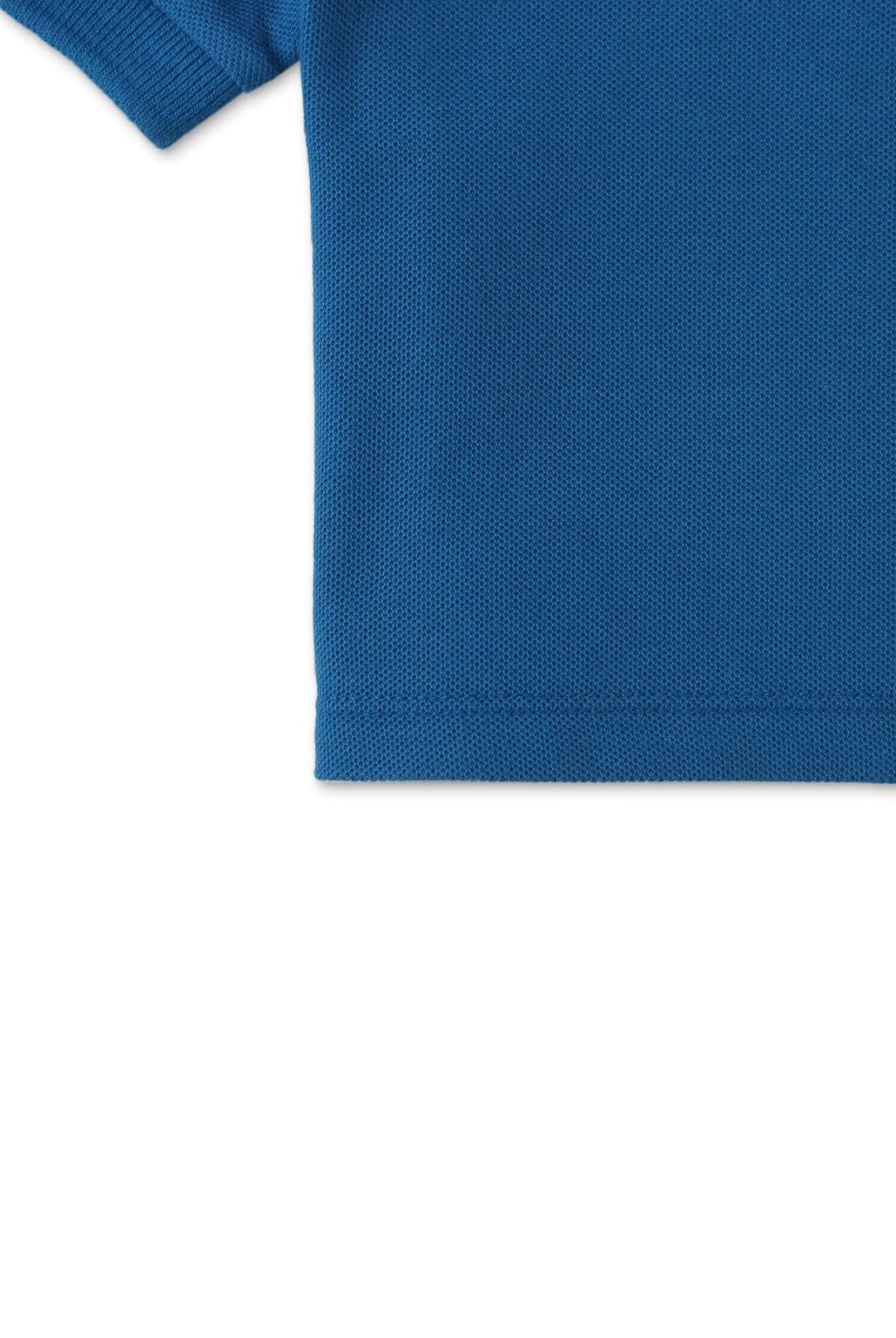 جينجرسنابس تيشيرت بولو ولادي رضع بياقة عالية نص كم أزرق