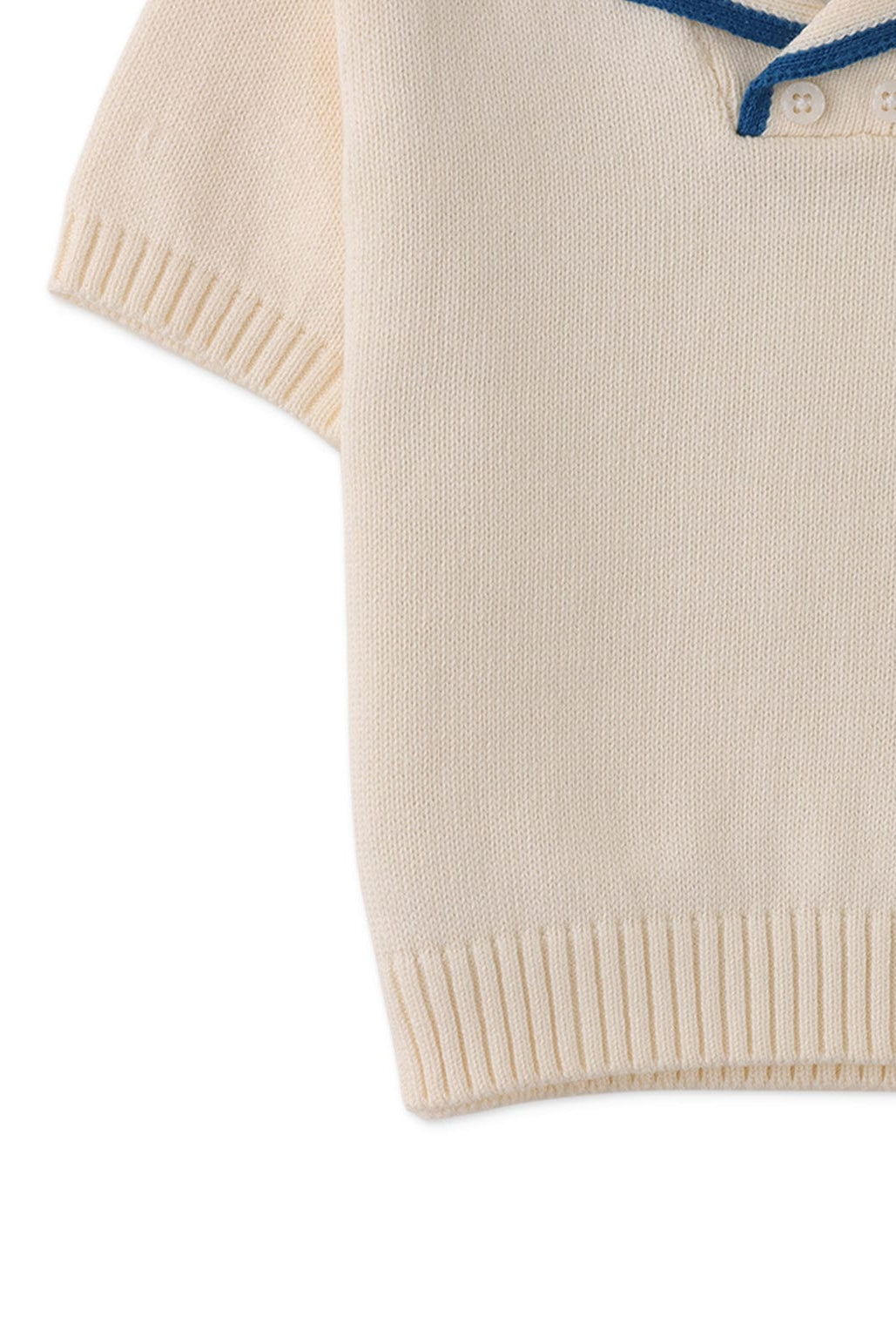 جينجرسنابس تيشيرت حديثي الولادة ولادي بولو نص كم أوف وايت