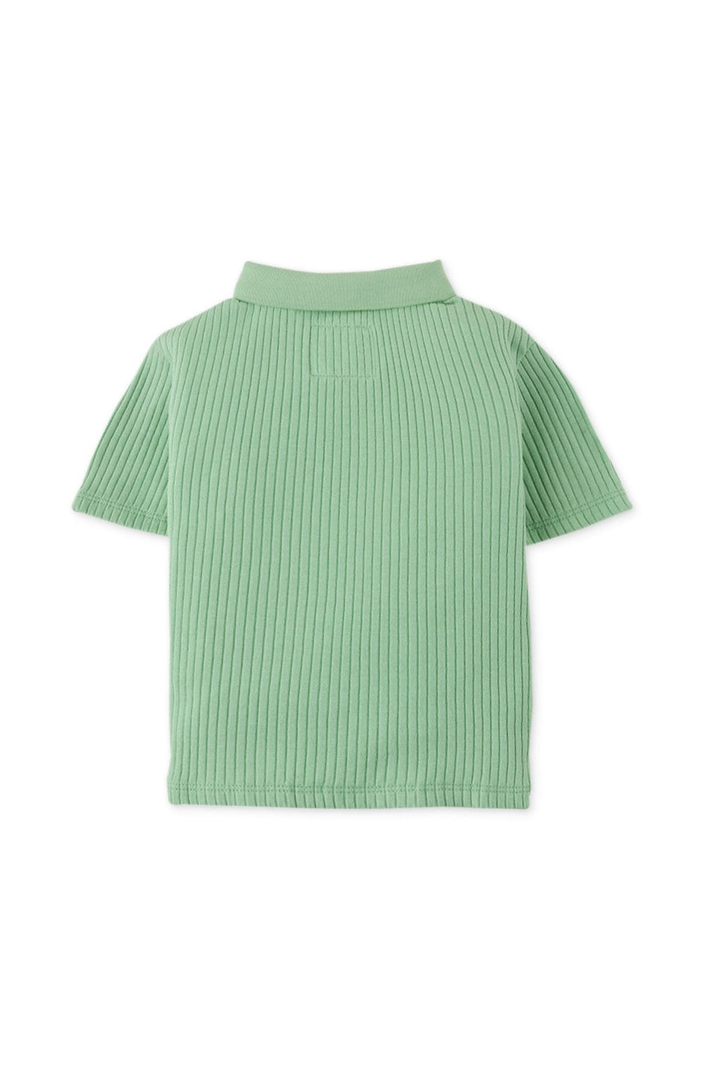 جينجرسنابس تيشيرت بولو مضلع بأزرار أمامية نص كم رضع ولادي