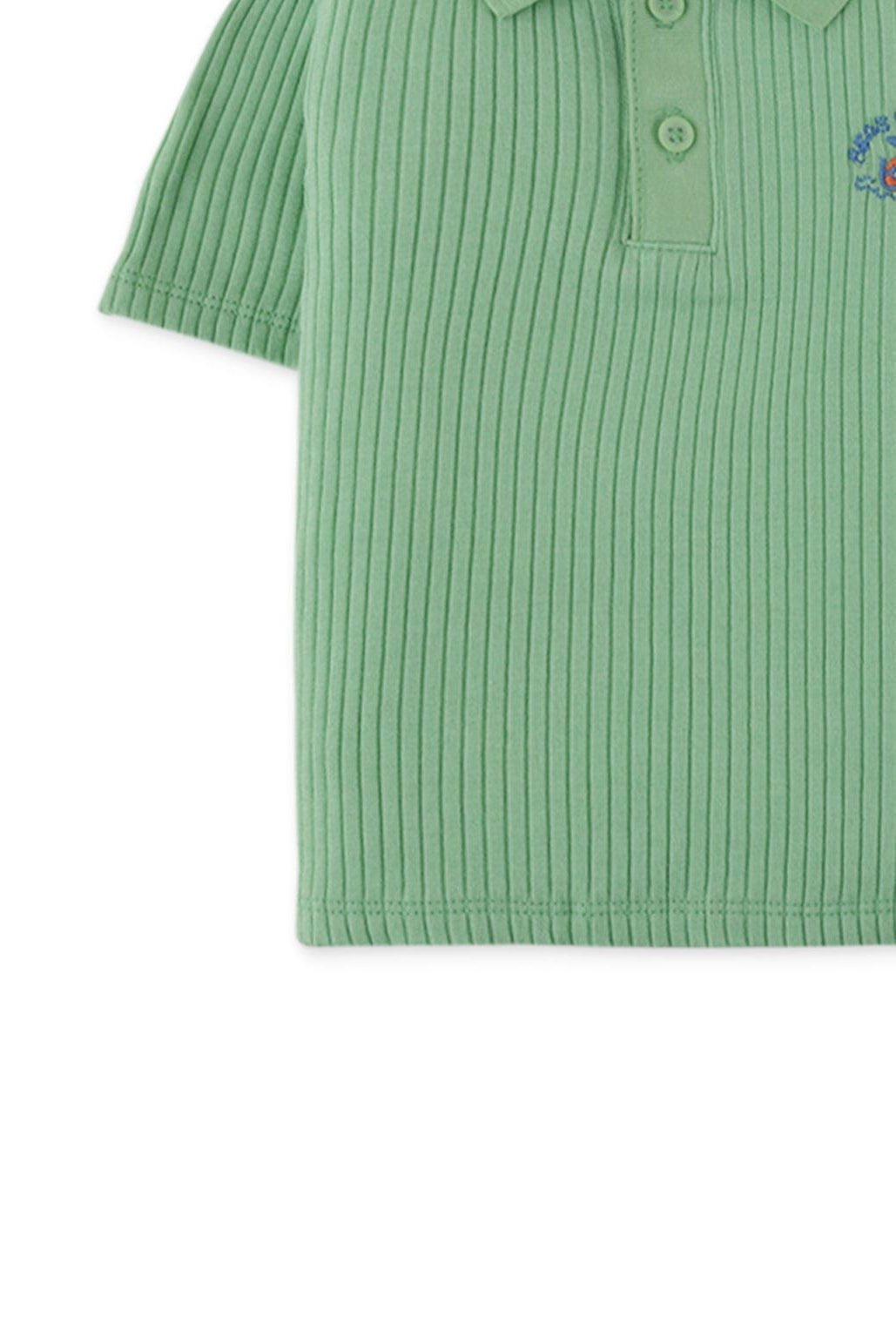 جينجرسنابس تيشيرت بولو مضلع بأزرار أمامية نص كم رضع ولادي