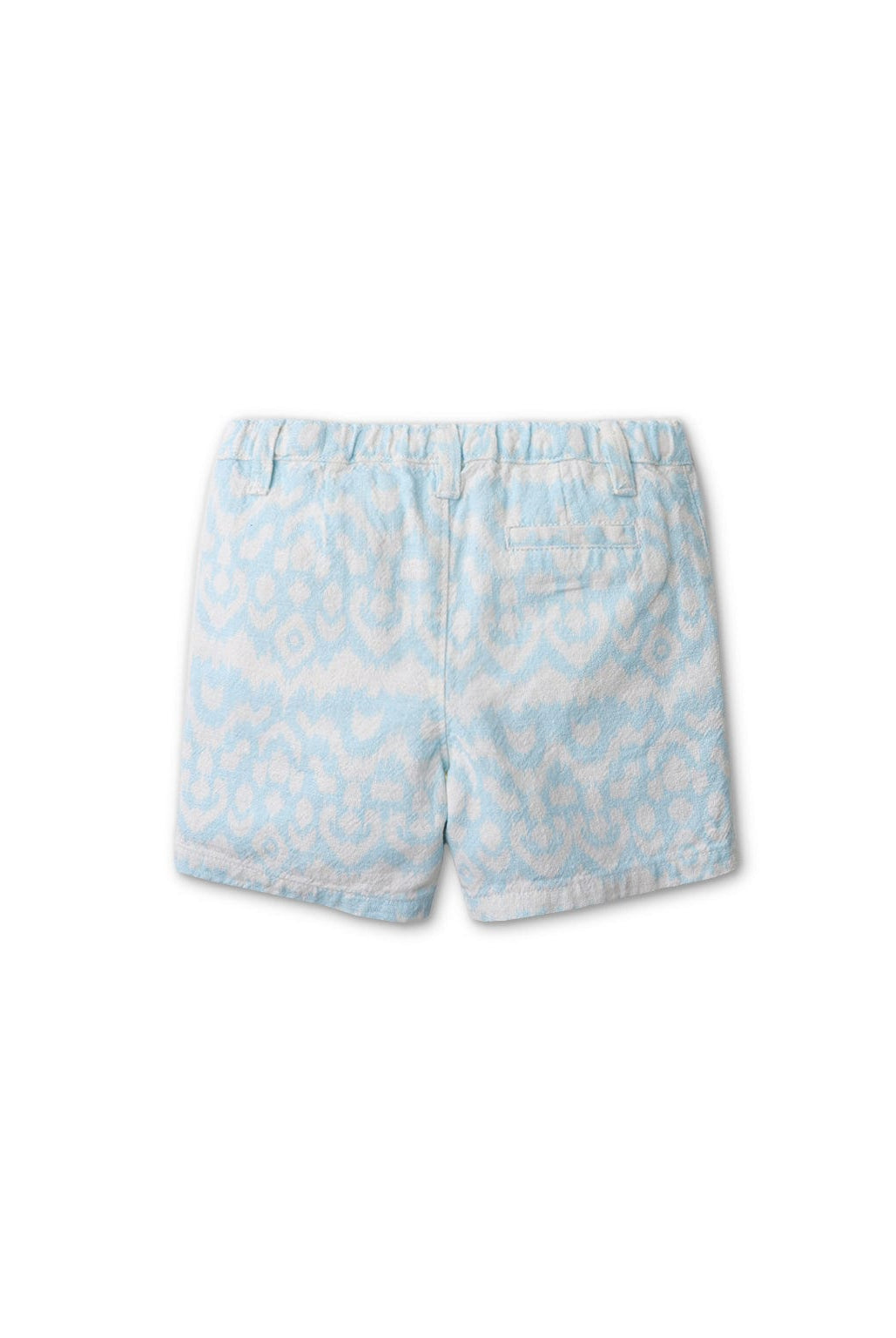 جينجرسنابس شورت ولادي رضع أزرق منقوش بجيوب أزرق
