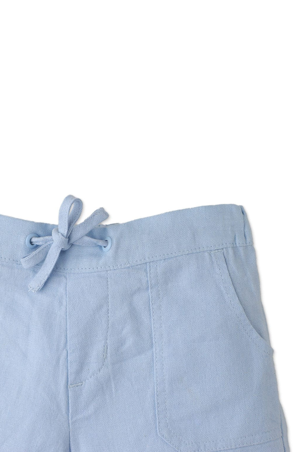 جينجرسنابس شورت قصير بجيوب أمامية برباط أمامي بيبي أولاد أزرق