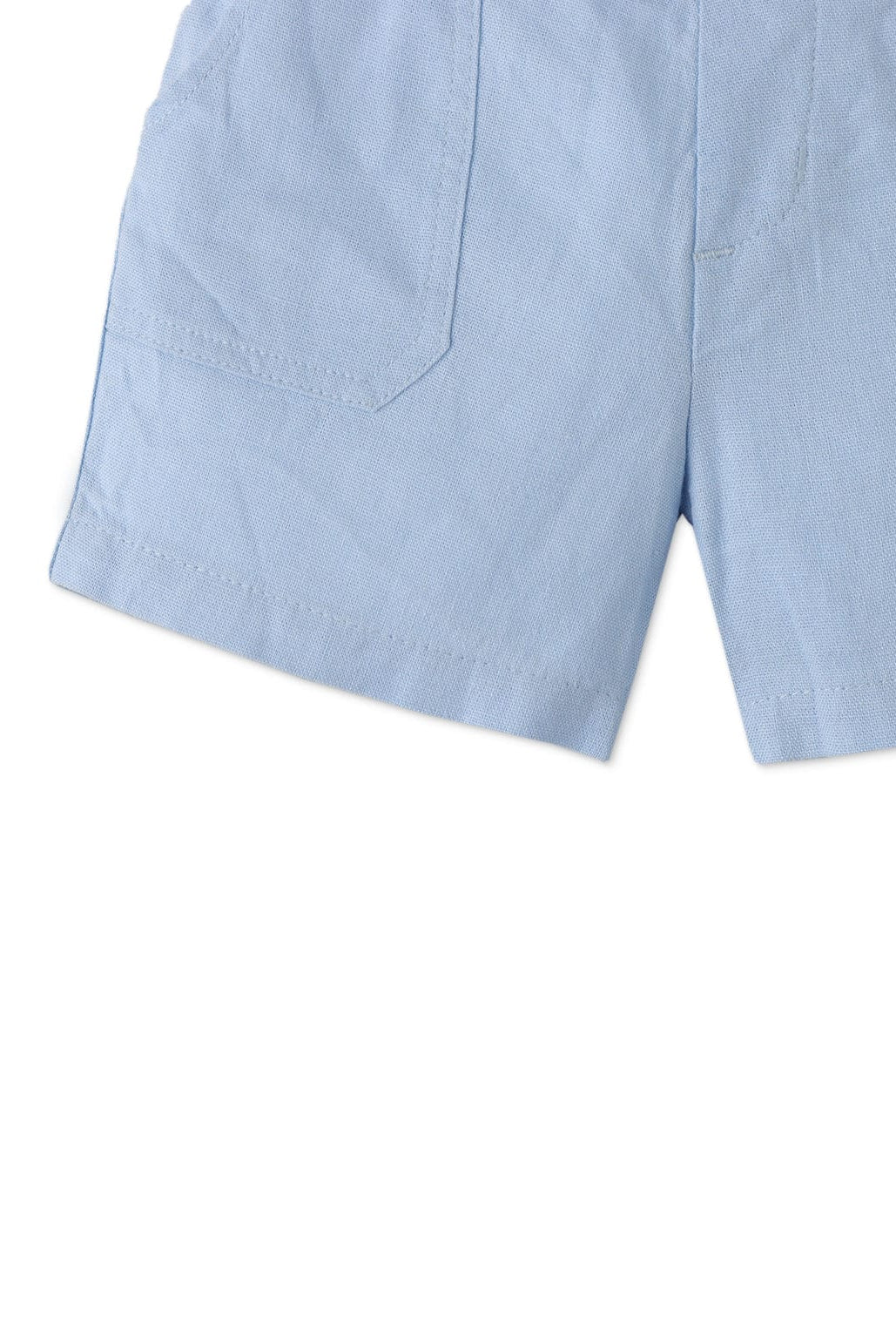 جينجرسنابس شورت قصير بجيوب أمامية برباط أمامي بيبي أولاد أزرق