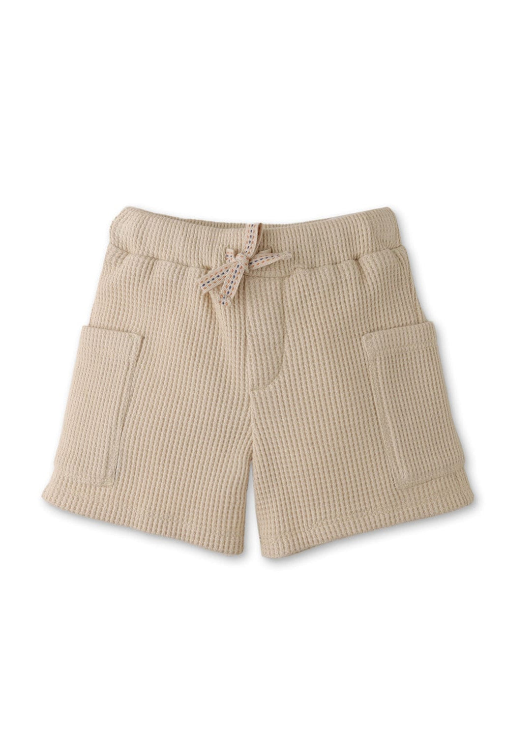 جينجرسنابس شورت مربعات برباط أمامي وجيوب بيبي أولاد بيج