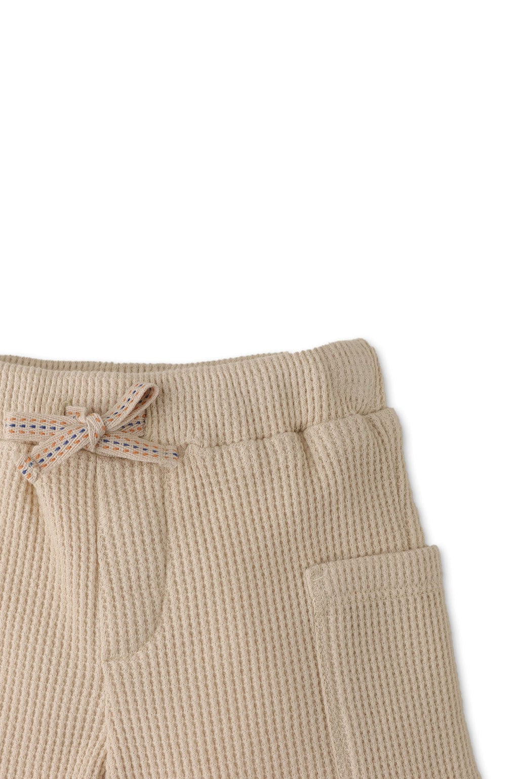 جينجرسنابس شورت مربعات برباط أمامي وجيوب بيبي أولاد بيج