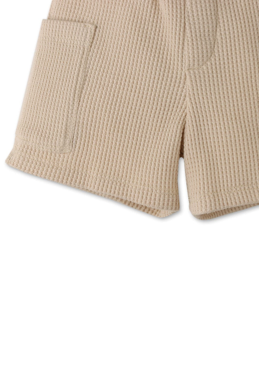 جينجرسنابس شورت مربعات برباط أمامي وجيوب بيبي أولاد بيج