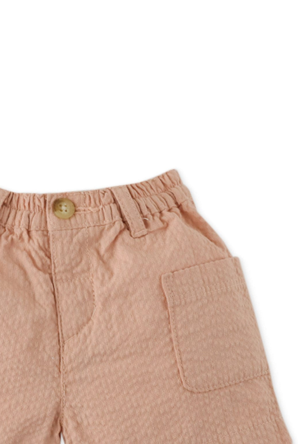 جينجرسنابس شورت بيبي ولادي بجيوب جانبية