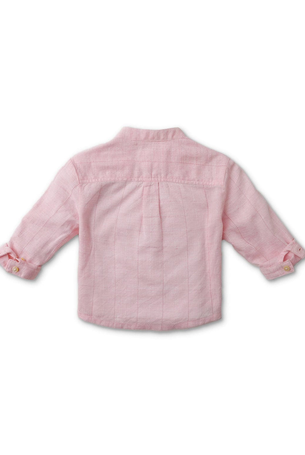 جينجرسنابس قميص بولو بأزرار أمامية أطفال رضع كم طويل وردي