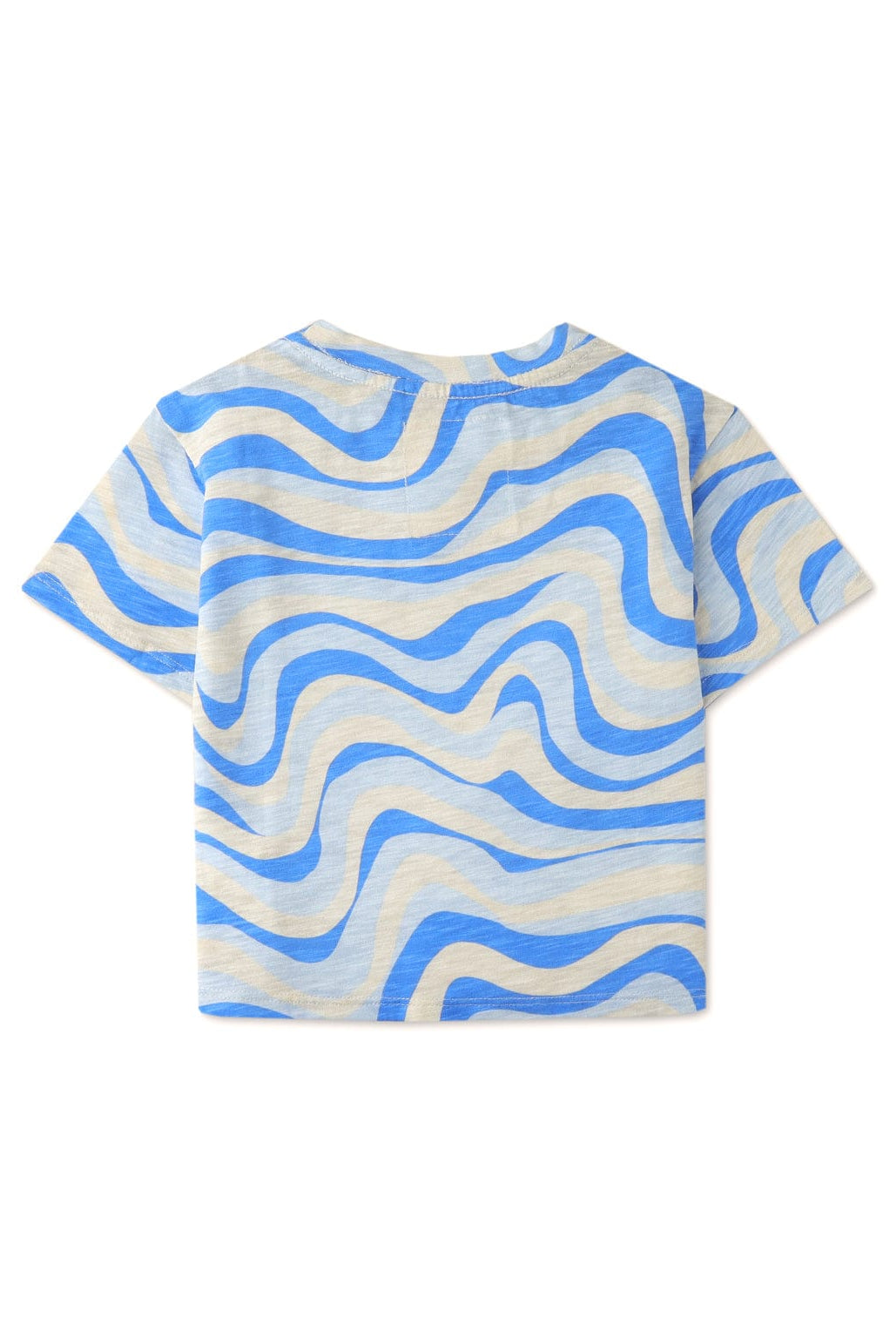 جينجرسنابس تيشيرت أولادي تاي داي أزرق برقبة دائرية أزرق