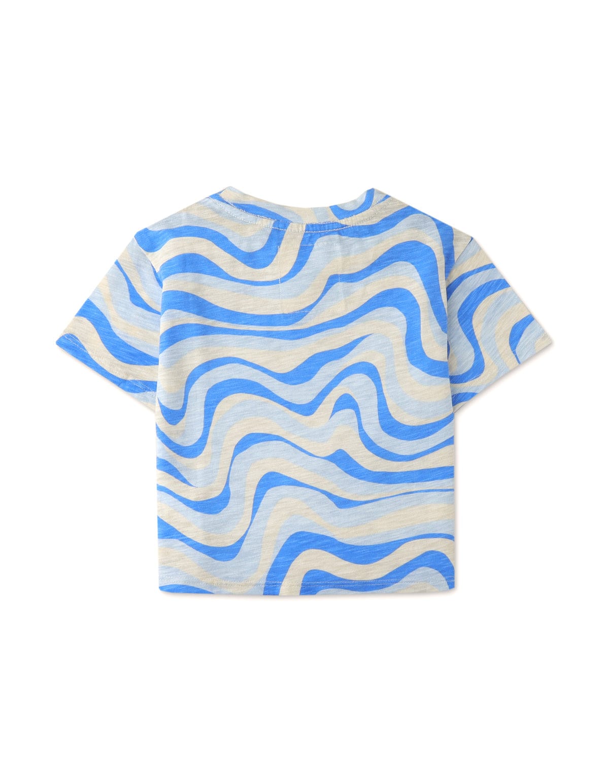 جينجرسنابس تيشيرت أولادي تاي داي أزرق برقبة دائرية أزرق