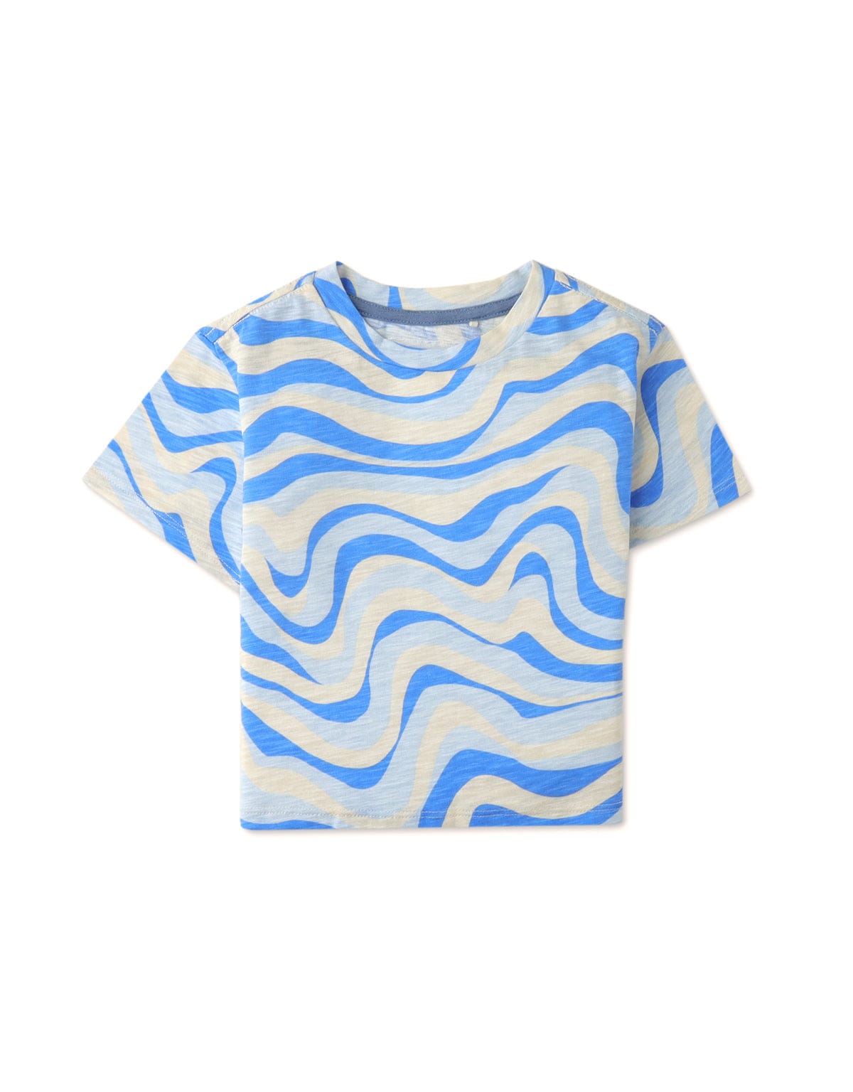 جينجرسنابس تيشيرت أولادي تاي داي أزرق برقبة دائرية أزرق