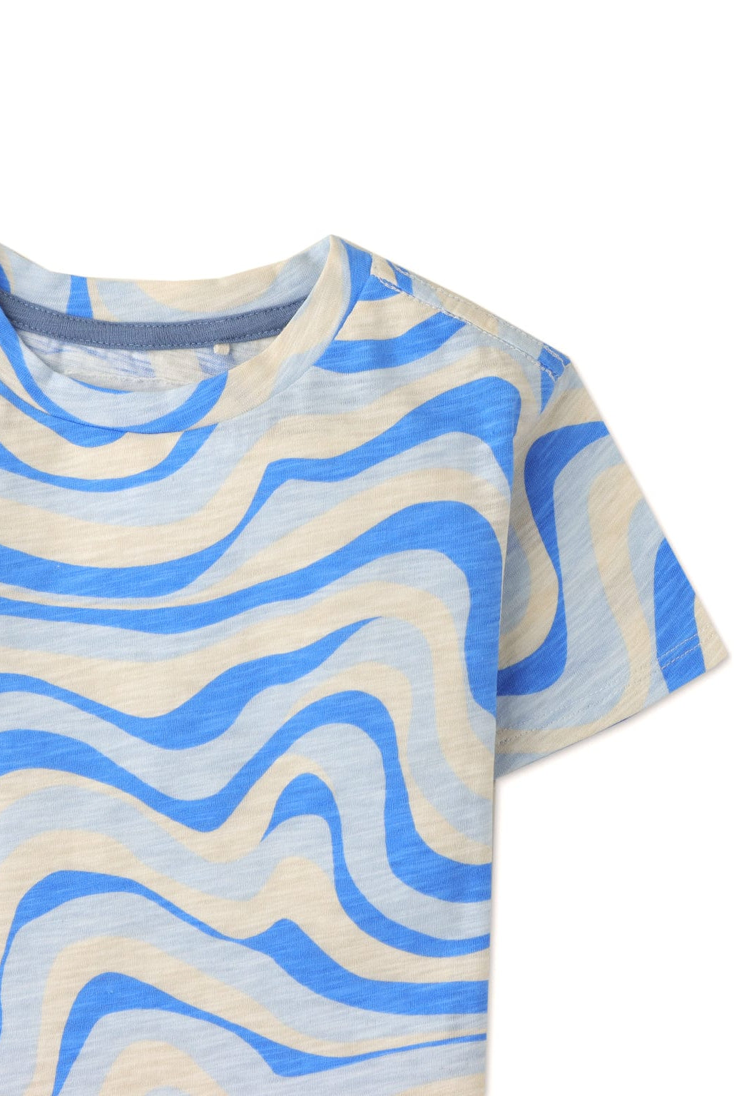 جينجرسنابس تيشيرت أولادي تاي داي أزرق برقبة دائرية أزرق