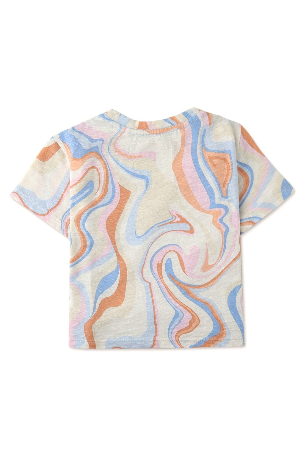 جينجرسنابس تيشيرت ولادي ملون نص كم برقبة دائرية متعدد الألوان