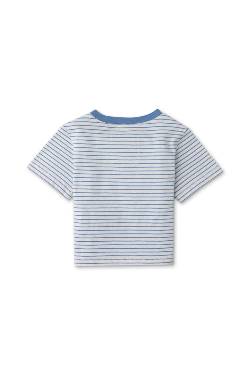 جينجرسنابس تيشيرت مخطط بالعرض نص كم بيبي أولاد أزرق