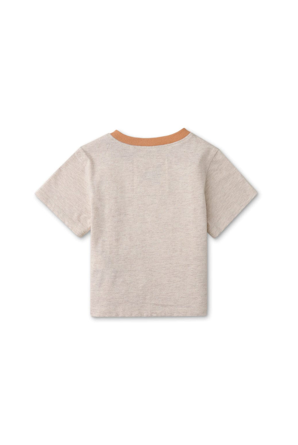 جينجرسنابس تيشيرت سادة برقبة دائرية نص كم بيبي أولاد بيج