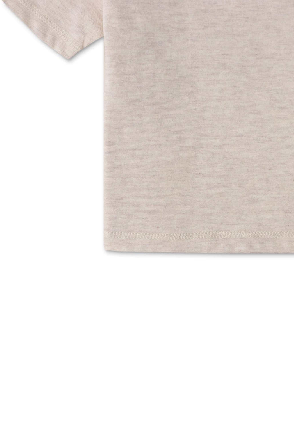 جينجرسنابس تيشيرت سادة برقبة دائرية نص كم بيبي أولاد بيج