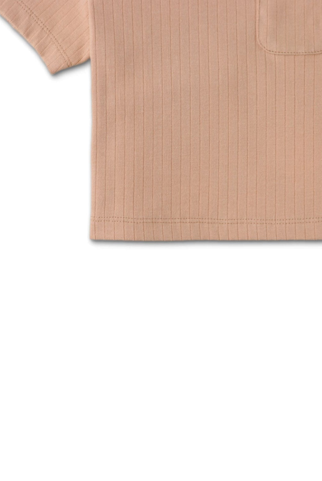 جينجرسنابس تيشيرت مضلع بالطول بياقة مفتوحة نص كم بيبي أولاد بني