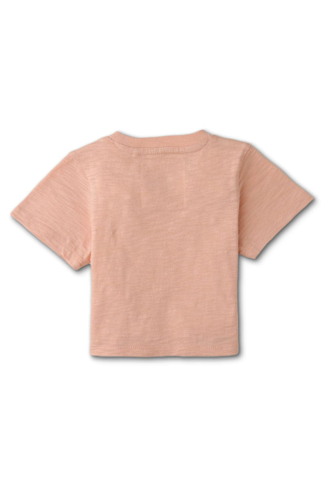 جينجرسنابس تيشيرت بطبعة أمامية نص كم بياقة دائرية بيبي أولاد خوخي