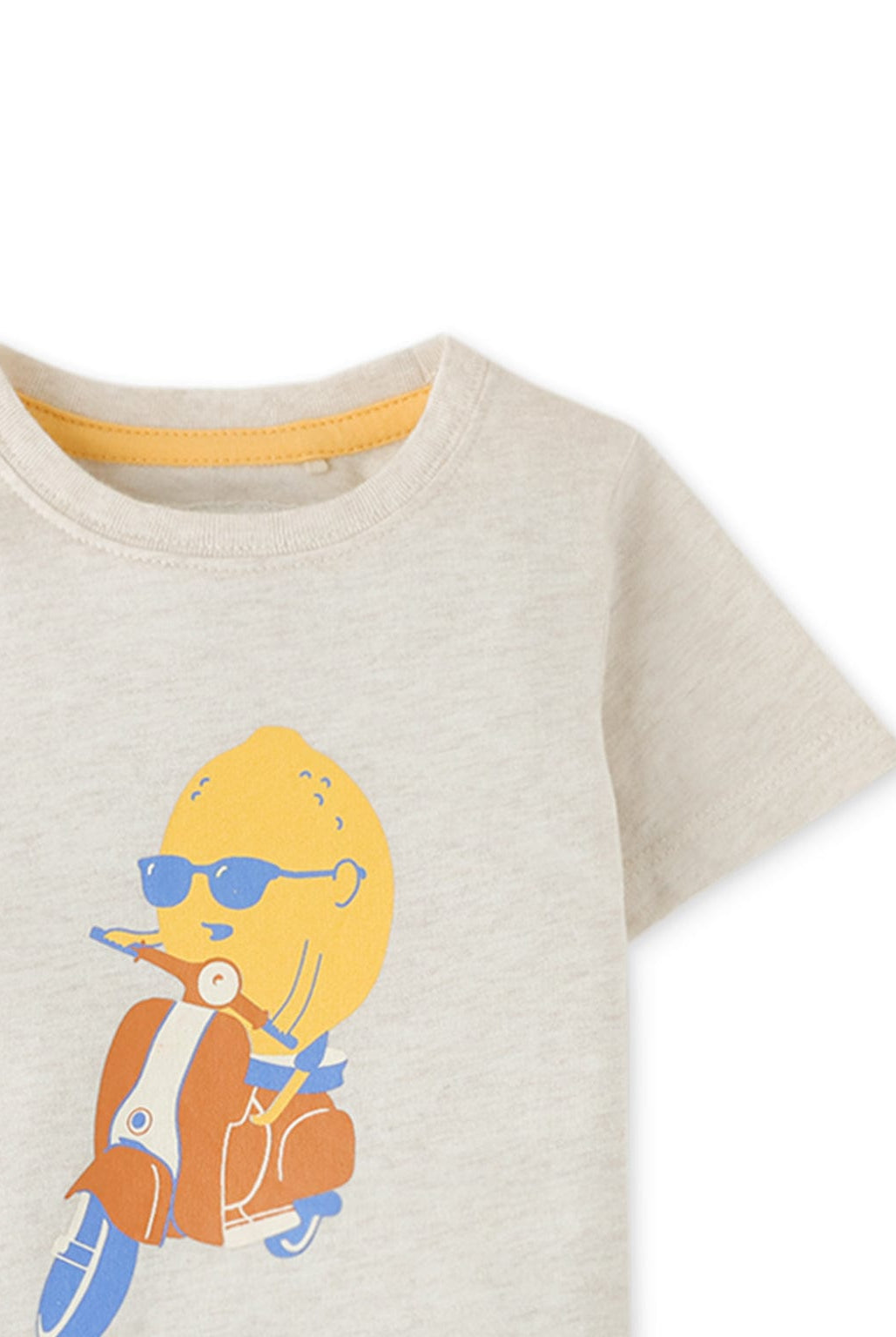 جينجرسنابس تيشيرت بيبي ولادي بطبعة امامية نص كم