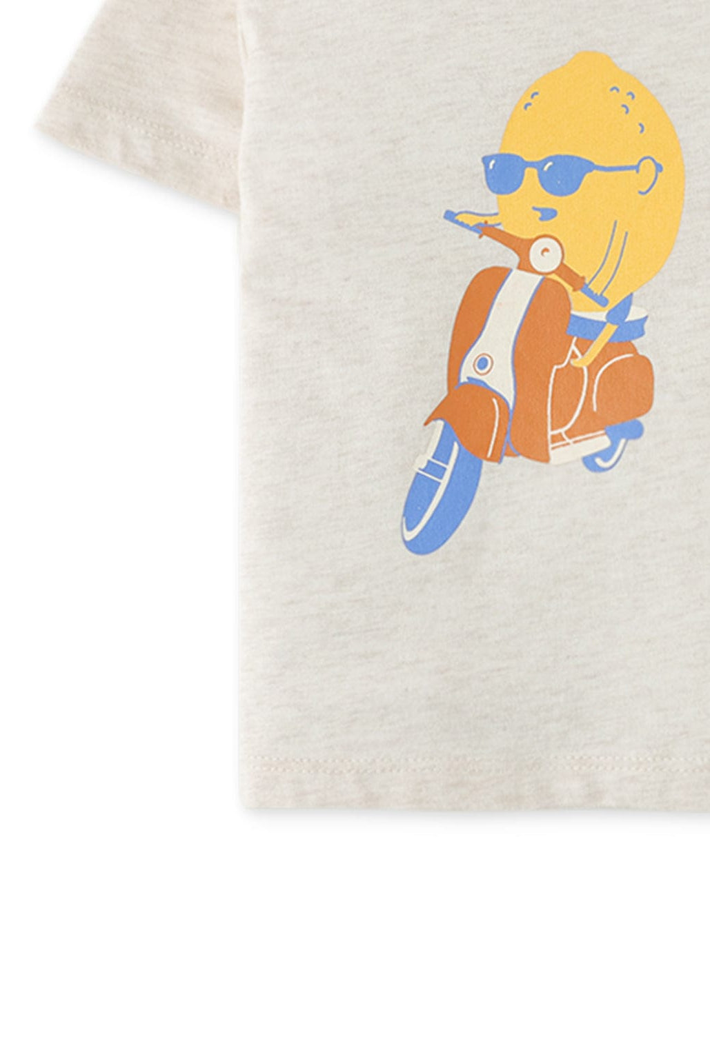 جينجرسنابس تيشيرت بيبي ولادي بطبعة امامية نص كم