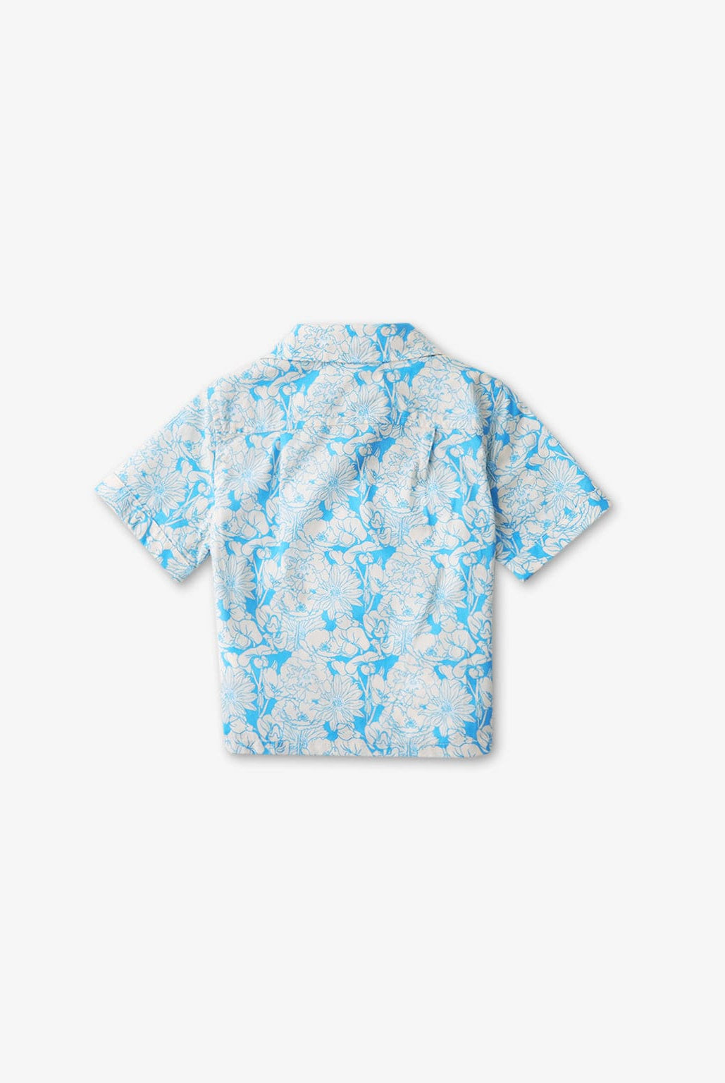 جينجرسنابس قميص رضع ولادي مشجر بأكمام قصيرة أزرق