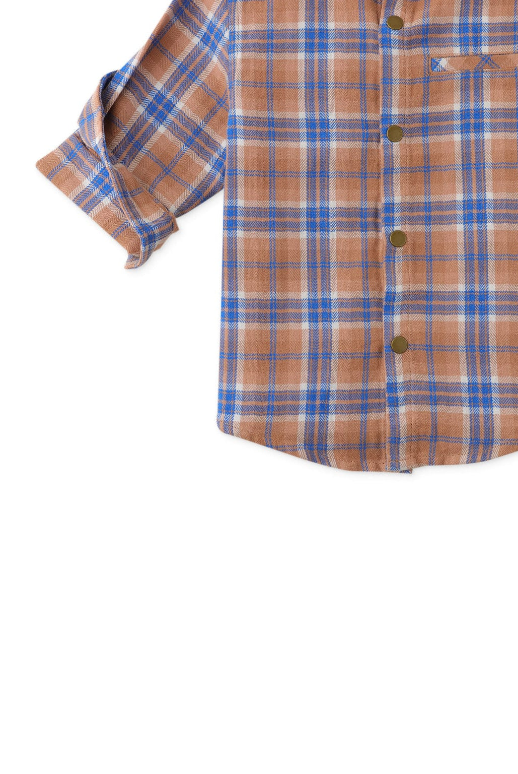 جينجرسنابس قميص ولادي اطفالي كاروهات متعدد الألوان