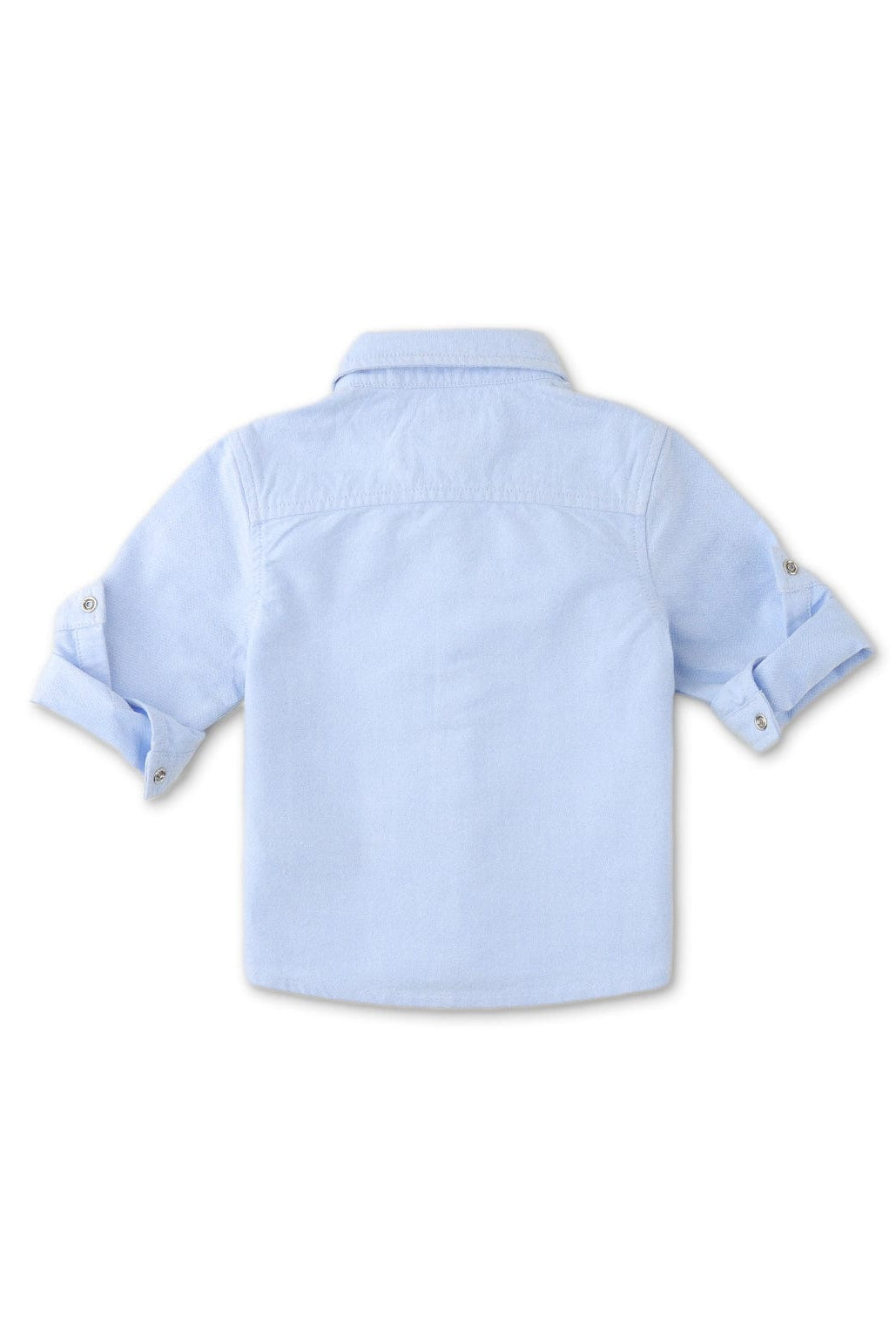 جينجرسنابس قميص ولادي اطفالي سادة بجيب عالجنب أزرق