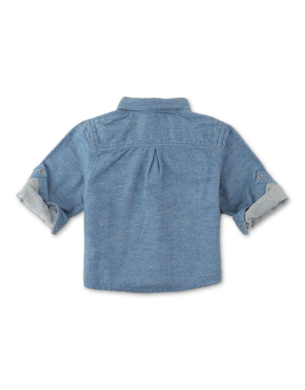 جينجرسنابس قميص ولادي اطفالي سادة كم قصير أزرق