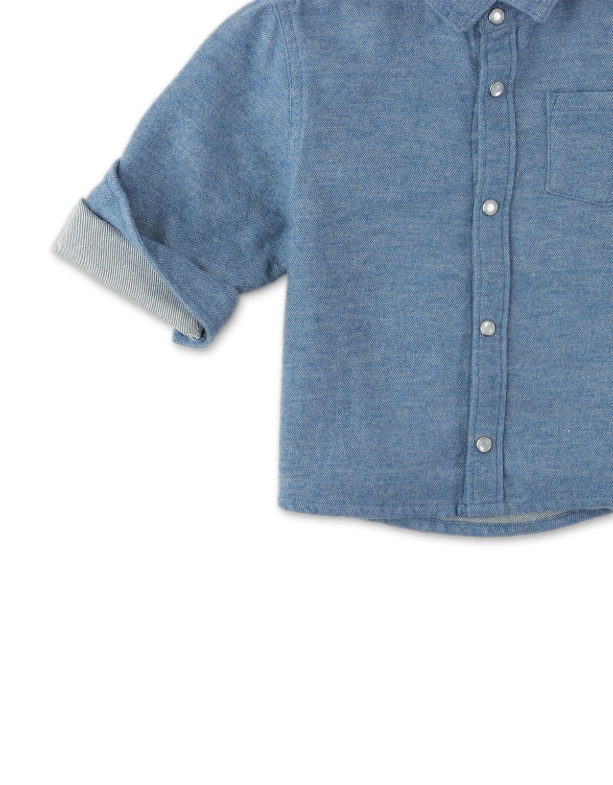 جينجرسنابس قميص ولادي اطفالي سادة كم قصير أزرق