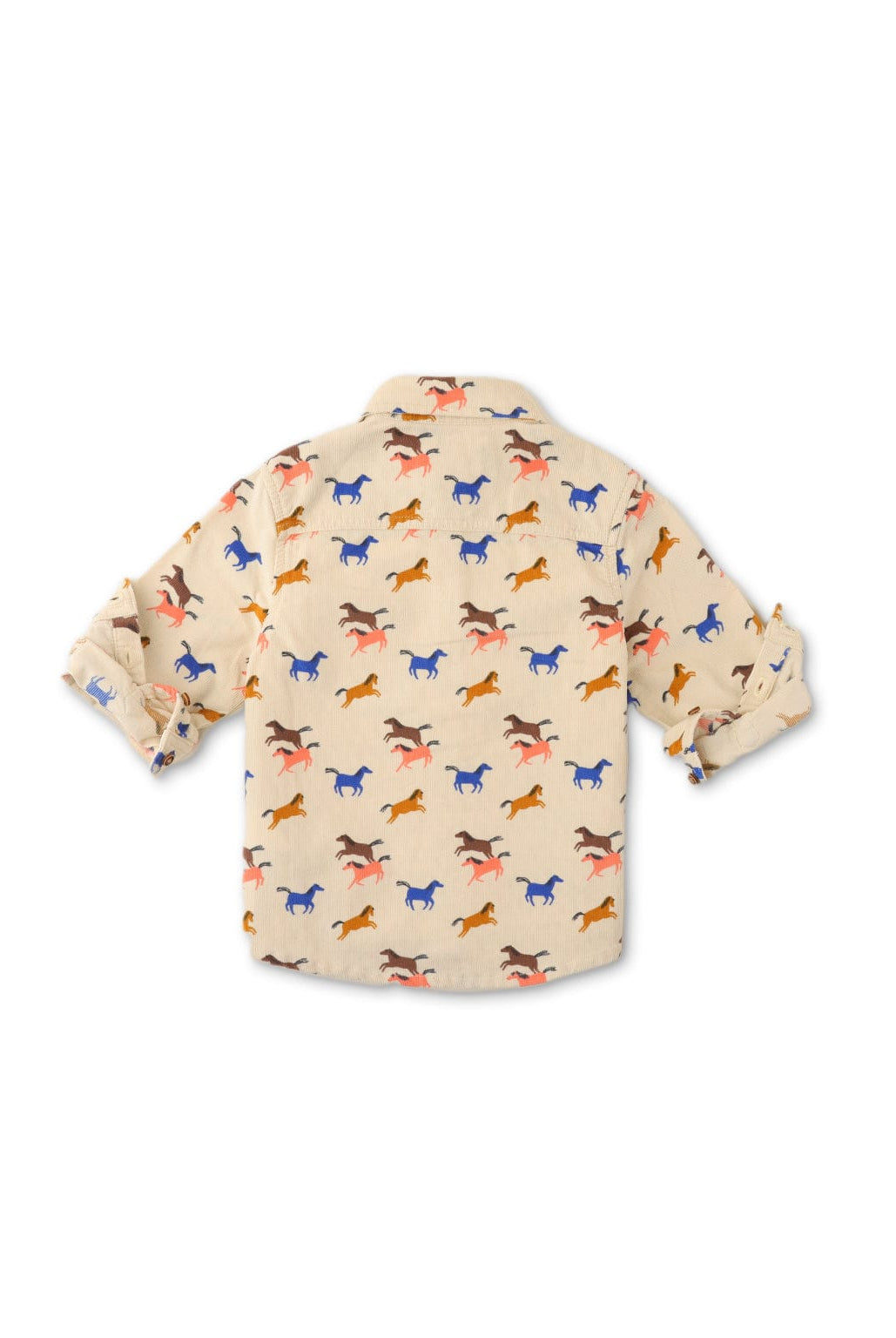 جينجرسنابس قميص ولادي اطفالي كمنقوش برسمة حصان بيج