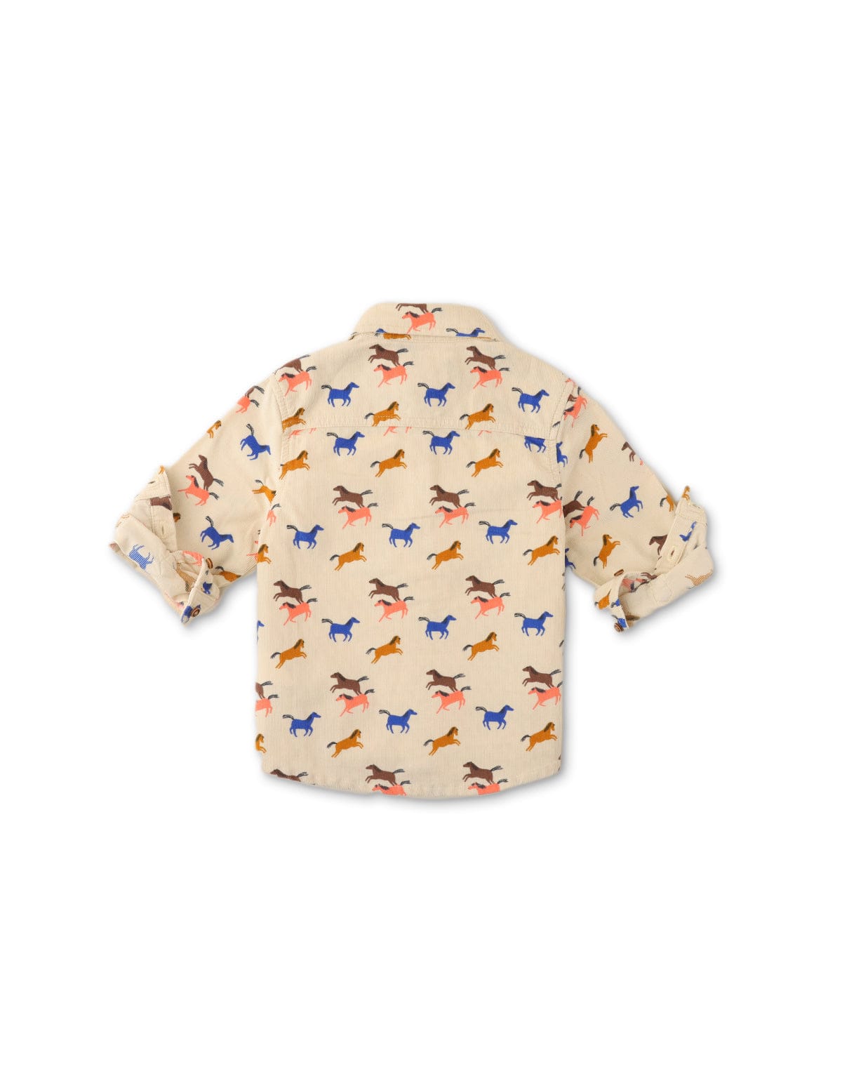 جينجرسنابس قميص ولادي اطفالي كمنقوش برسمة حصان بيج