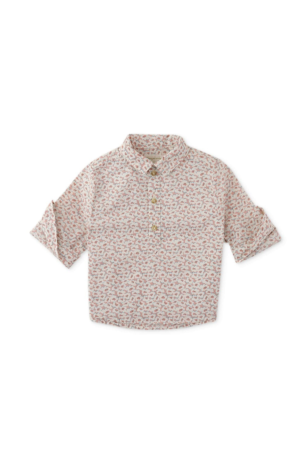 جينجرسنابس قميص بيبي ولادي بأزرار أمامية كم طويل متعدد الألوان