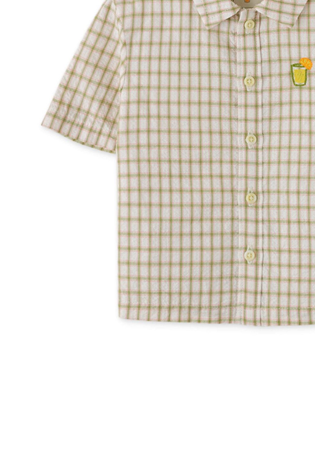 جينجرسنابس قميص بولو بيبي ولاد مربعات نص كم