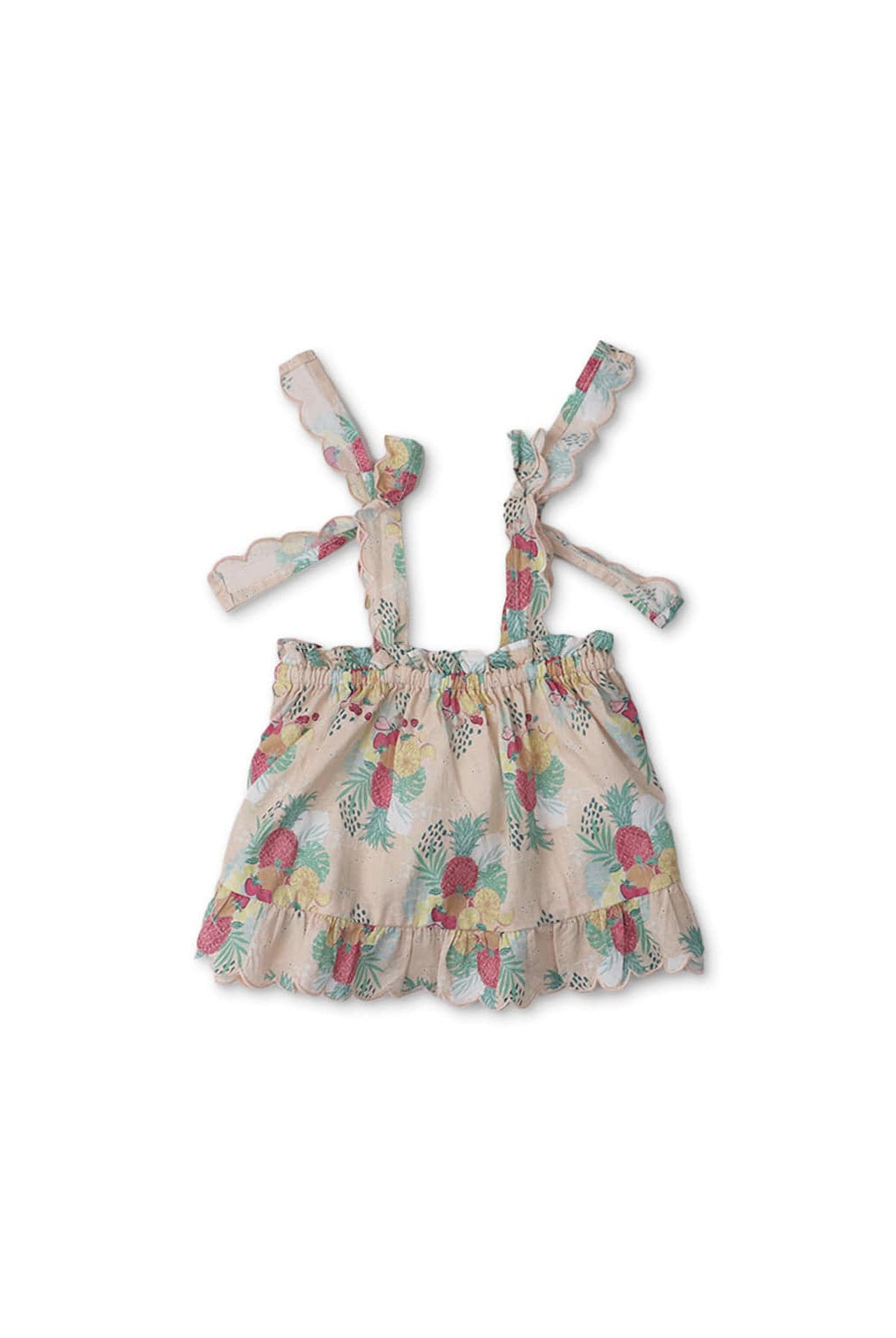 جينجرسنابس بلوزة بناتي رضع حمالات رفيعة منقوشة متعدد الألوان