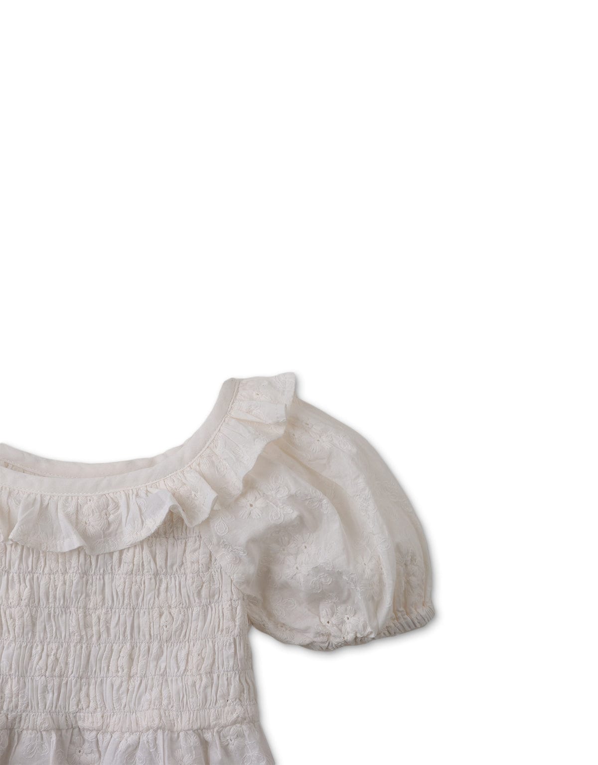 جينجرسنابس بلوزة بناتي رضع نص كم بف أبيض