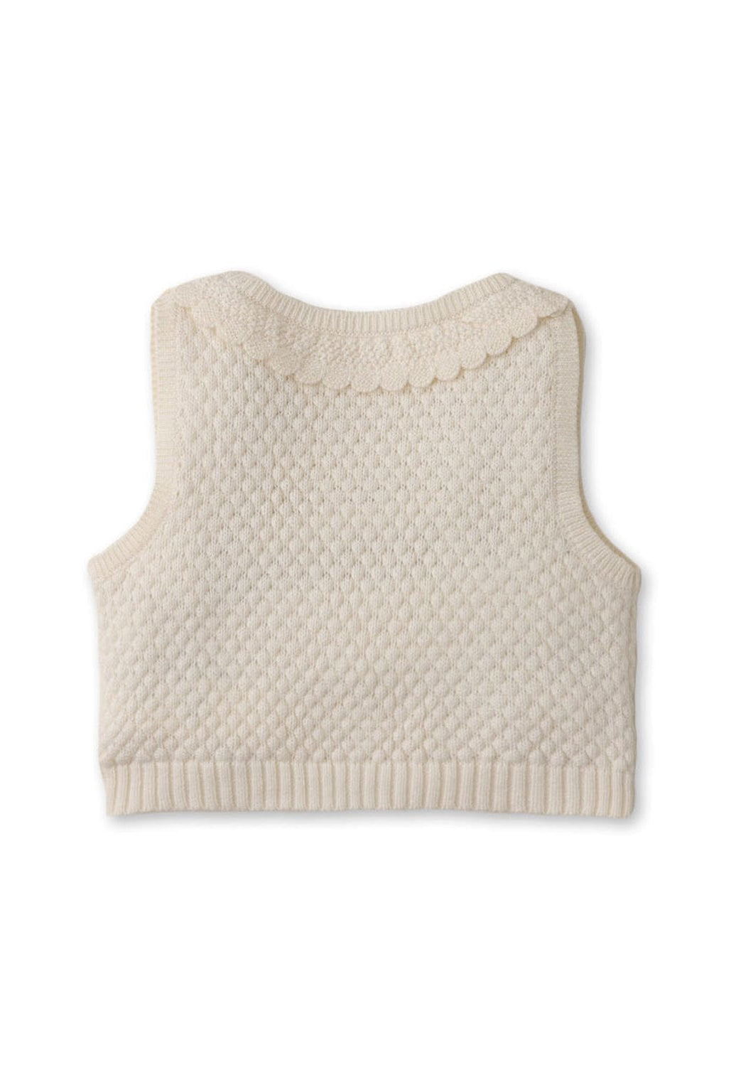 جينجرسنابس بلوزة بناتي رضع أبيض سادة مضلعة كت أبيض