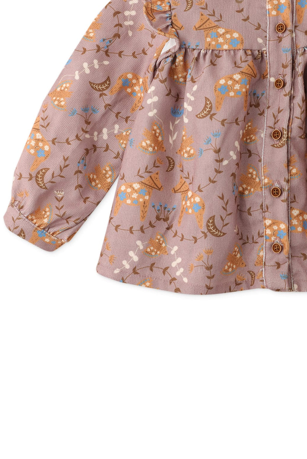 جينجرسنابس بلوزة بناتي رضع مشجرة متعدد الألوان